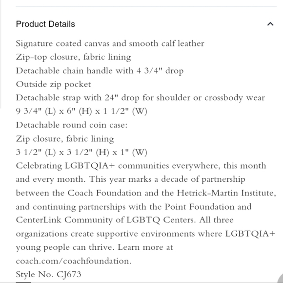 Coach Holden Crossbody In Rainbow Signature - Picture 12 of 14